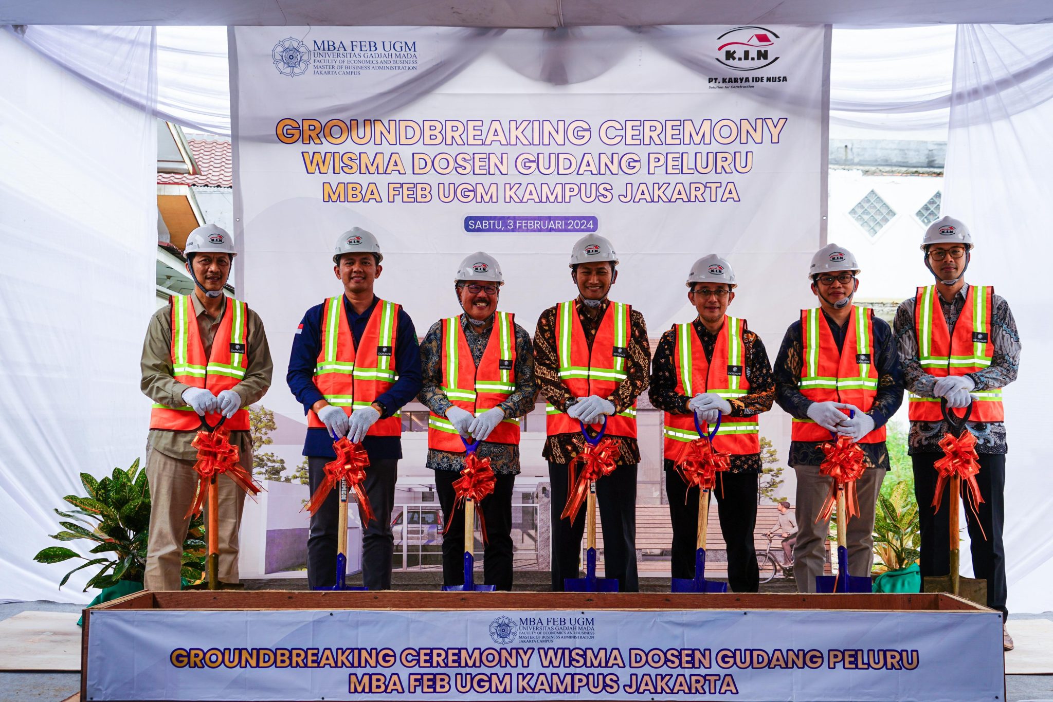 Groundbreaking Wisma Dosen MBA FEB UGM Jakarta – MBA FEB UGM